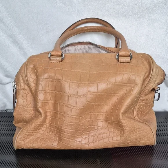 Michael Kors Tan Crocodile-Embossed Women's Handbag - Picture 10 of 15
